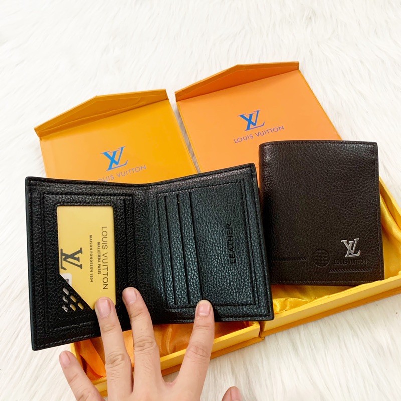 Ví Nam Cao Cấp, Bóp Da Nam Đựng Tiền Cao Cấp  dáng đứng, dáng ngang, nhiều ngăn tiện dụng