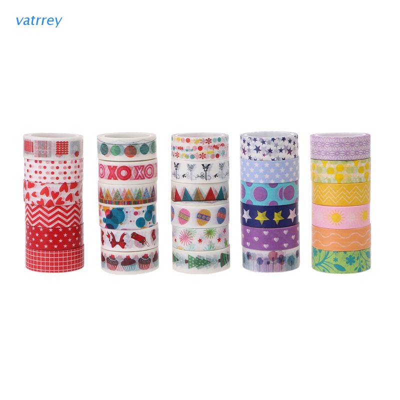 Cuộn băng keo giấy washi họa tiết giáng sinh trang trí sổ tay diy