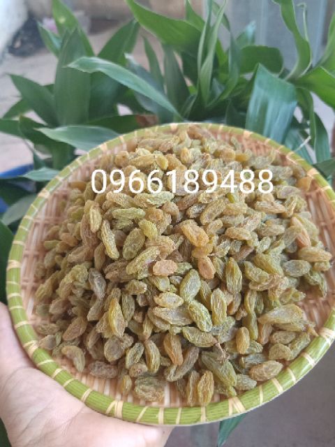 1kg nho khô xanh- ngọt dịu, màu tự nhiên