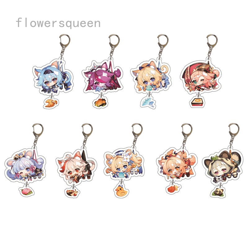 flowersqueen Móc Khóa Hình Máy Chơi Game Độc Đáo