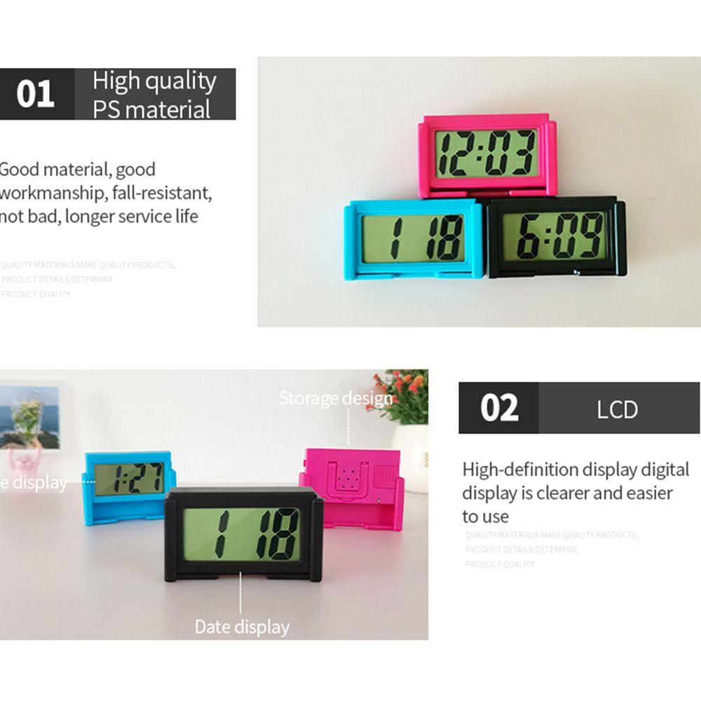 Đồng Hồ Điện Tử Mini Màn Hình LCD Để Bàn