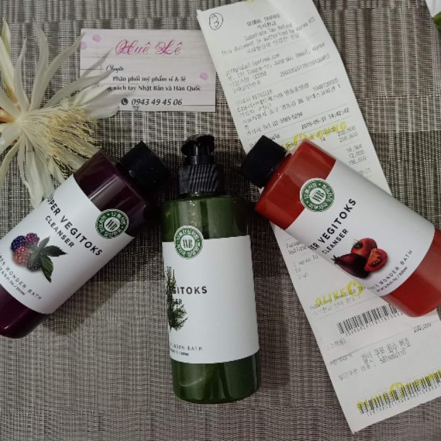 Sữa rửa mặt rau củ quả
