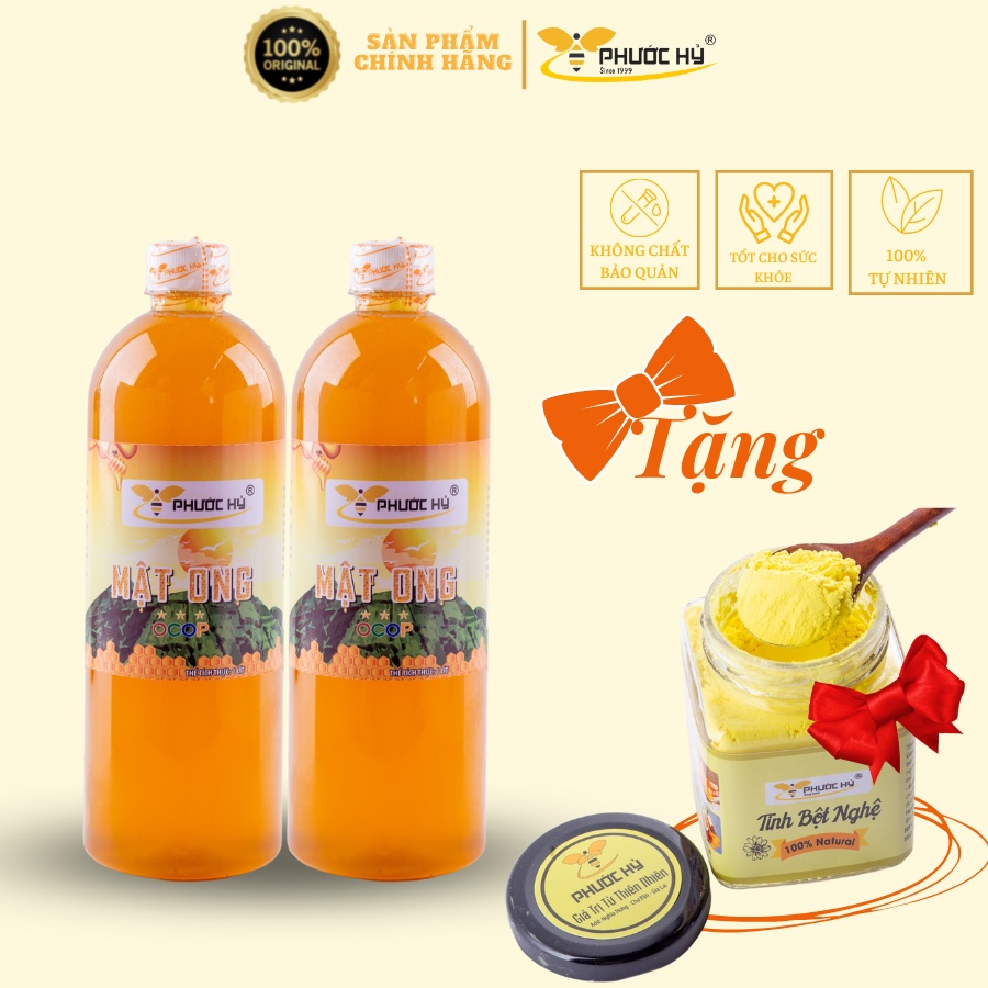 Mật thiên nhiên đa hoa tự nhiên 2 lít nguyên chất Phước Hỷ không pha đường tốt cho sức khỏe đặc sản Tây Nguyên