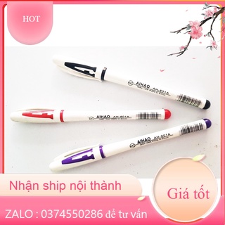 Bút bi chữ a tím, bút gel bút nước aihao ah801a