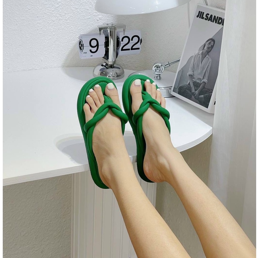 Dép Nữ BỆT Xỏ Ngón Quai Xoắn Thời Trang Mix Nhiều Màu Hot Trend TRINH LÊ SHOP GIÀY DÉP TL8922