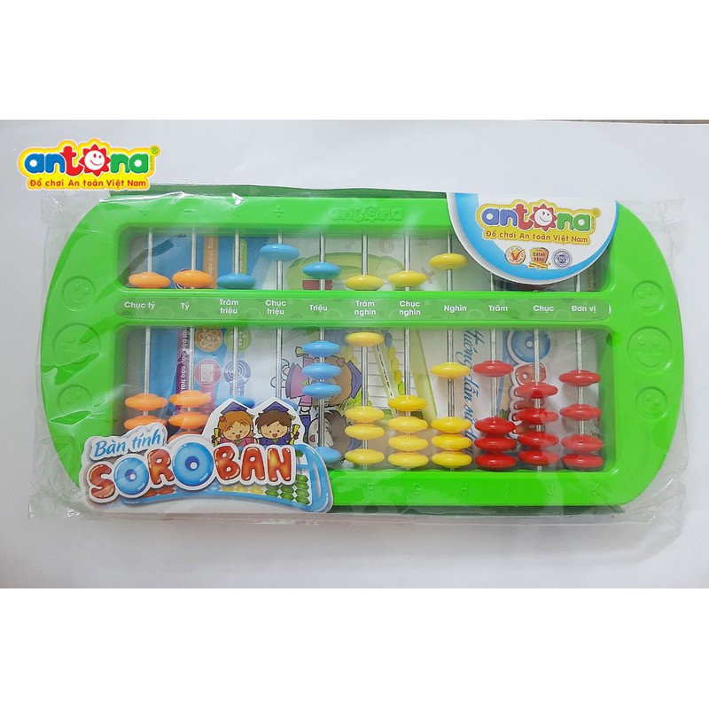 Bàn tính gẩy Soroban giúp bé học toán thông minh kèm hướng dẫn sử dụng | Vườn ươm tri thức