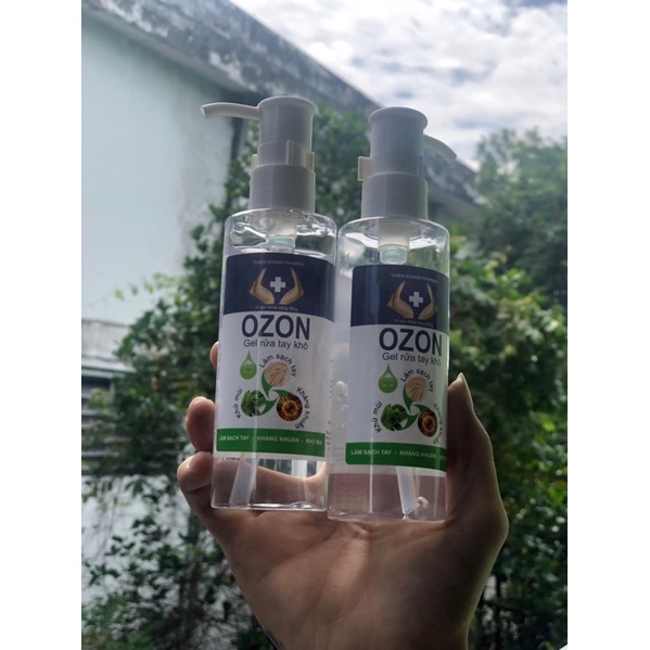 [Hàng Chính Hãng]Gel Rửa Tay Khô_Gel Rửa Tay Ozon Bỏ Túi Cho Bé Khử Mùi Diệt Khuẩn Greentea Hoa Hồng 60ml 150ml