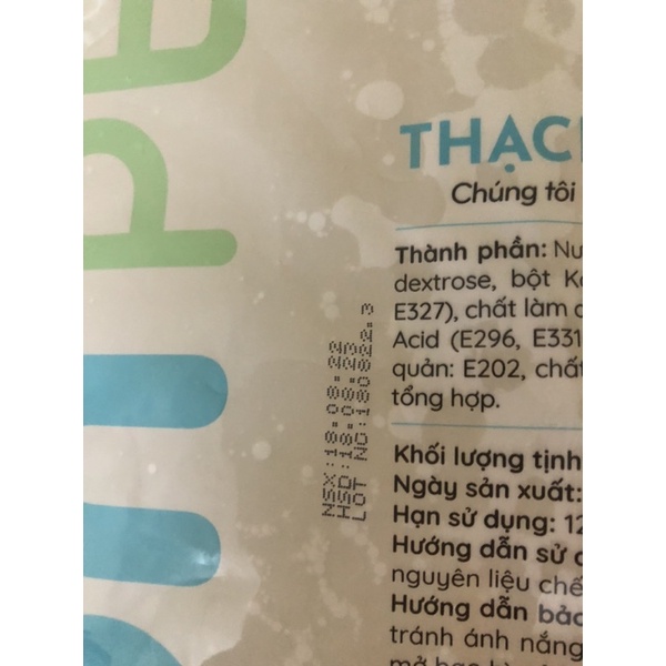 Thạch Trân châu 3Q Trắng Zion Wings Túi 2kg -  3Q Việt Chất Lượng Đài Loan Giòn Dai Sần Sật