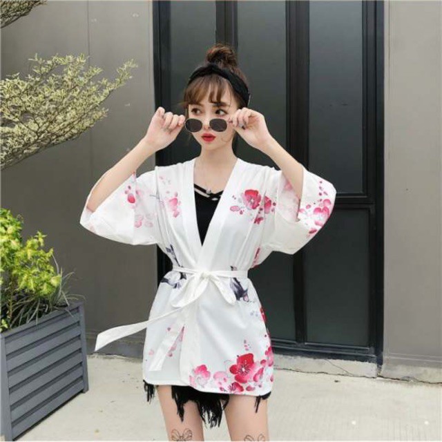 [ORDER] Áo khoác yukata hoạ tiết Nhật Bản Ulzzang