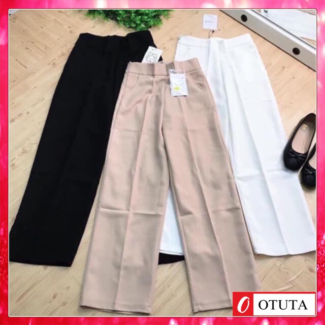 [BÁN SỈ]Quần ống rộng culottes xuông dài 100cm siêu Hot -OTUTA