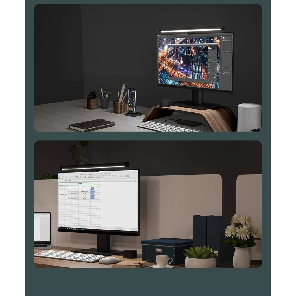 Đèn màn hình máy tính Xiaomi Mijia MJGJD01YL, Yeelight Pro YLTD003, Yeelight Basic YLTD001 - Mijia Display Hanging Lamp,