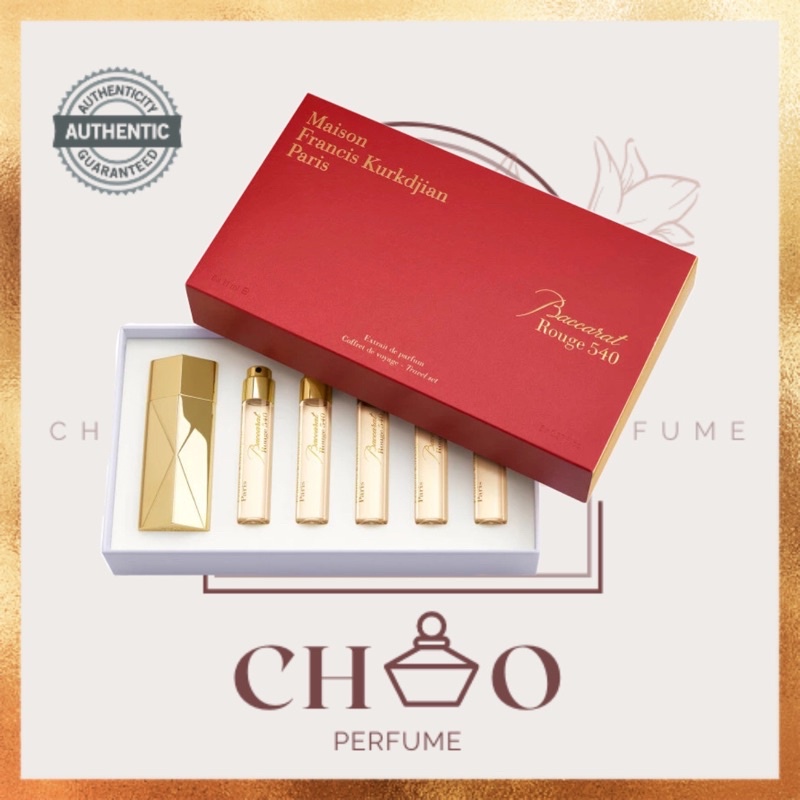 +𝘊𝘩𝘰𝘰 𝘗𝘦𝘳𝘧𝘶𝘮𝘦+ Set Nước Hoa MFK 540 Extrait The Parfum Mini 11ml Tách Set