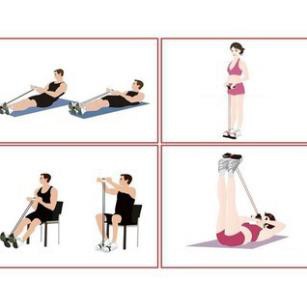 [Mua ngay] Dụng Cụ Tập Gym, Tập Cơ Bụng Tại Nhà, Kéo Tay Tummy Trimmer HIP MART