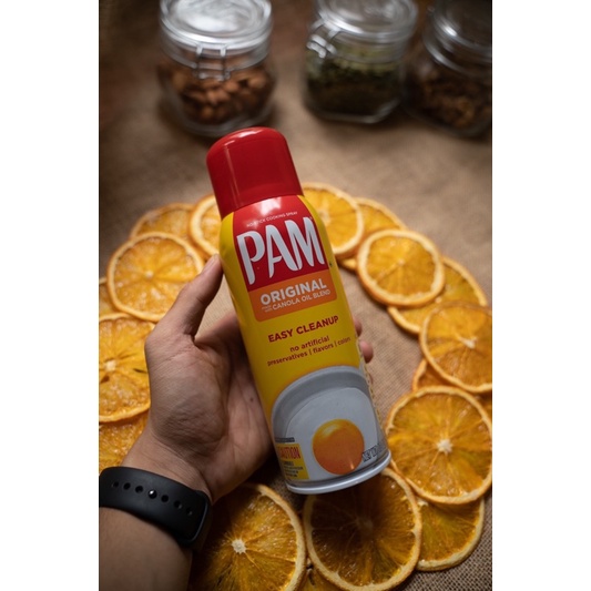 Dầu Pam 12oz ( 1200 lần xịt ) - Dầu Ăn Kiêng 0 calories Dạng Xịt CHÍNH HÃNG