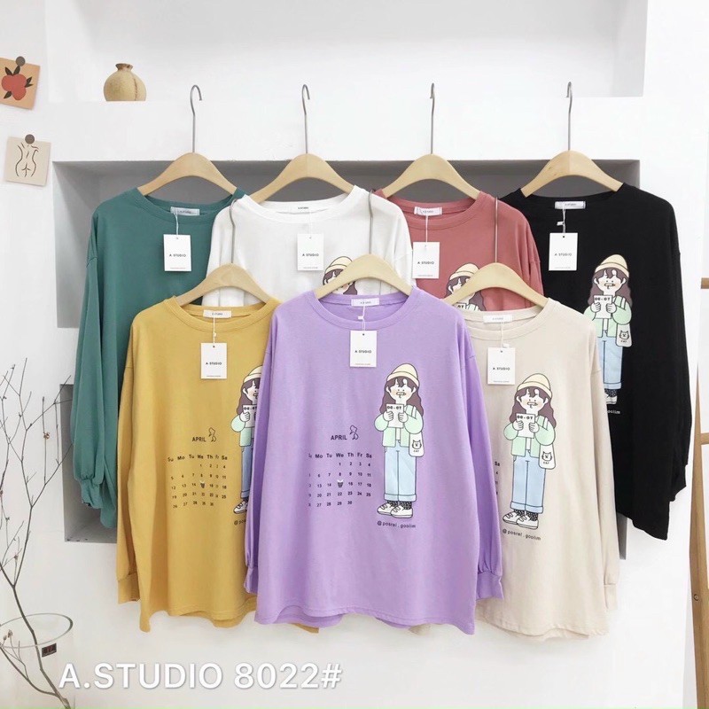 Áo Sweater Quảng Châu Hoạt Hình Dễ Thương Full Màu Ảnh Thật P01❤️❤️