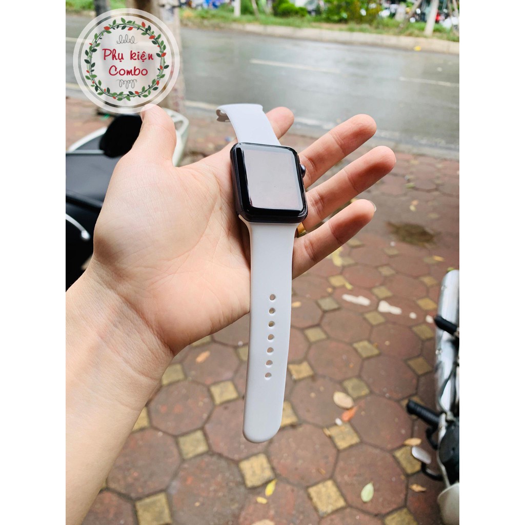 [Có Màu Xanh Midnight]Dây đeo cao su Sport band dành cho Apple Watch 38/40mm - 42/44 mm sang trọng và bền đẹp