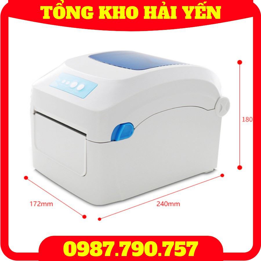 Khuyến Mại [Siêu Nhanh]  Máy in nhiệt chuyển phát nhanh GP1324D không cần đổ mực và có cổng USB - Trợ Giá