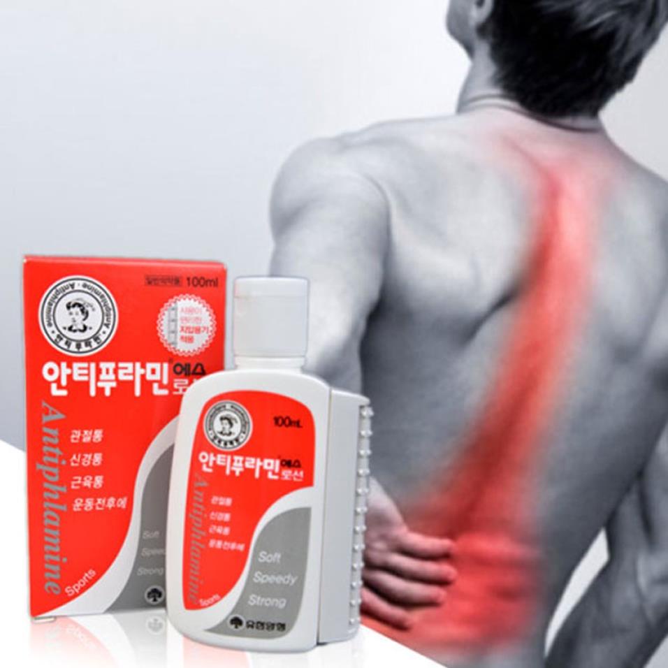 Dầu nóng hàn quốc chính hãng xoa bóp massage màu đỏ antiphlamine 100ml