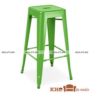 Ghế bar tolix không tựa GB-07 Kho Nội Thất Sài Gòn