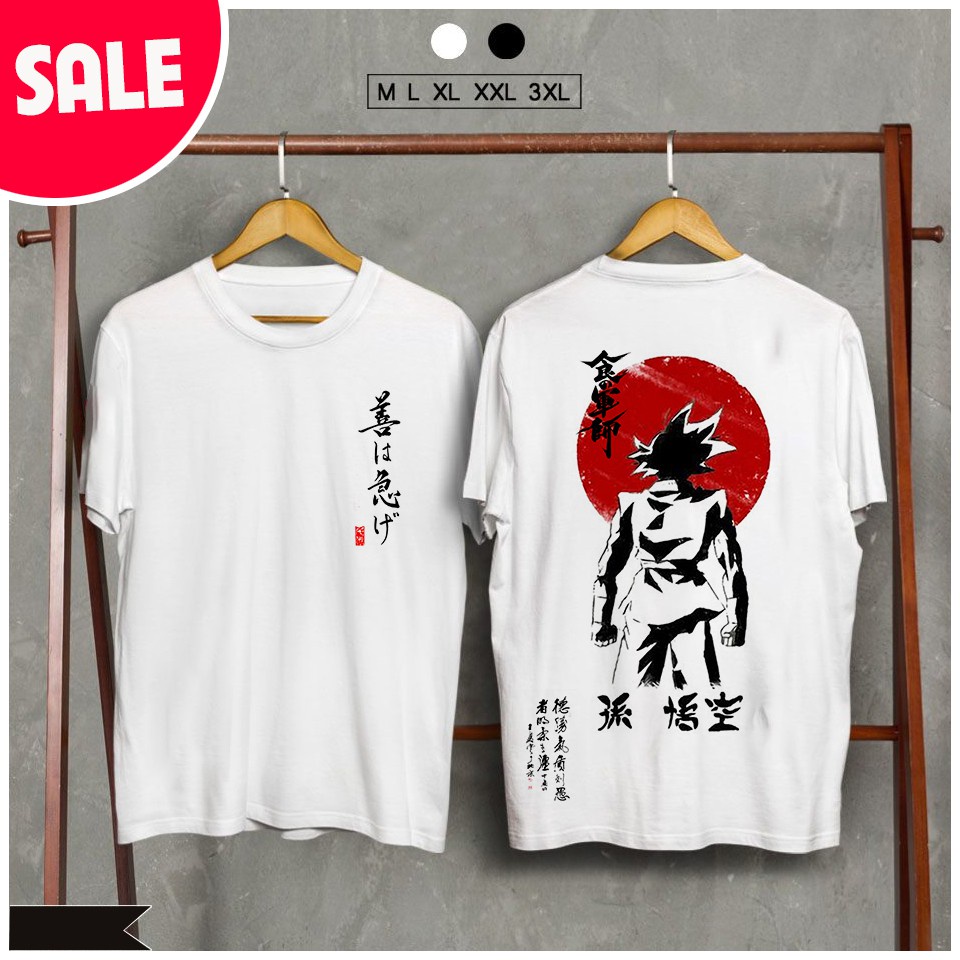 🔥HOT🔥 áo thun Unisex in hình Goku đẹp - áo phông Bảy viên ngọc rồng cực chất 💯