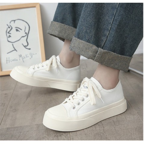 [Ảnh thật/Fullbox] 🍓 Giày nữ 🎁FREESHIP50K🎁 Giày thể thao nữ Ulzzang mũi tròn mẫu mới 2021