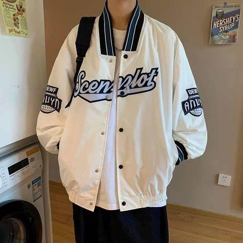 Áo Bomber Jacket Dù 2 Lớp STURDUR Unisex Nam Nữ, Form Rộng Phối Chữ Ullzang Unisex | BigBuy360 - bigbuy360.vn