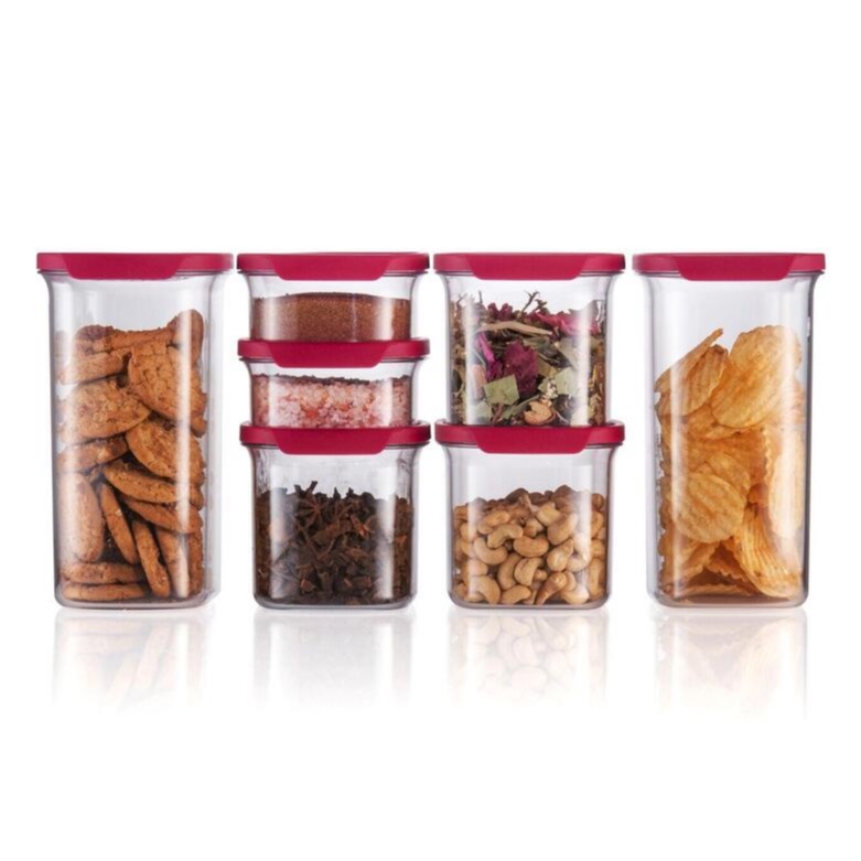 Bộ hộp bảo quản thực phẩm Tupperware Ultra Clear  - Bảo hành trọn đời - Nhựa nguyên sinh, an toàn cho sức khỏe