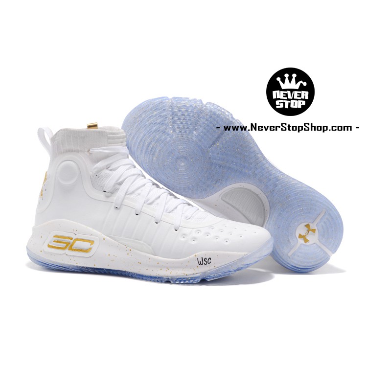 SALE Giày HOT UNDER ARMOUR CURRY 4.0 TRẮNG giày bóng rổ cổ cao chất lượng tốt | NeverStopShop.com [TẶNG VỚ] 2020 ' ' RẺ