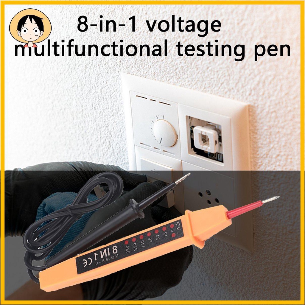 8-in-1 Polar Current Detector For Car Voltage Test Pen Electrical Instrument