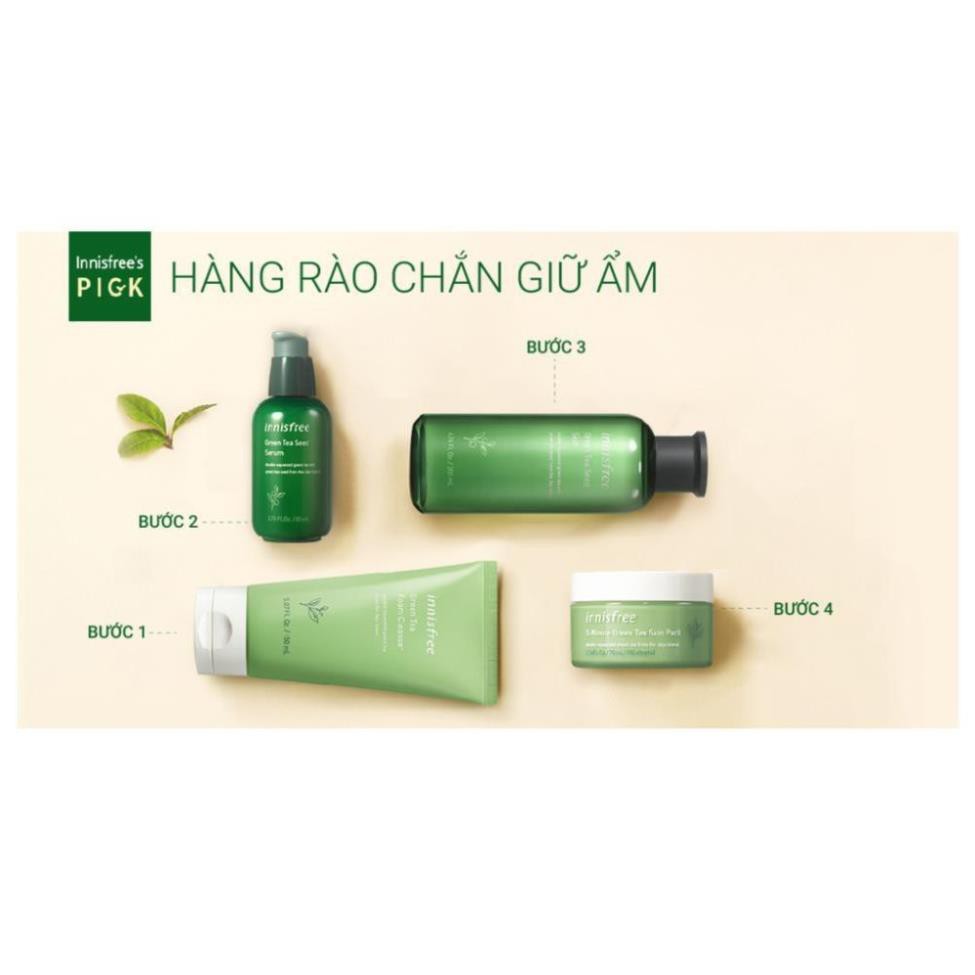 {Hàng Giả Hoàn Tiền 300%} Sữa rửa mặt làm sạch innisfree Green Tea Foam Cleanser 150ml | BigBuy360 - bigbuy360.vn