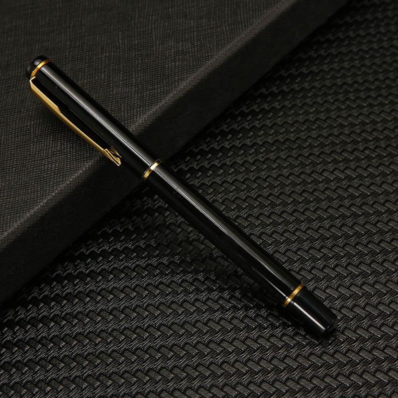 Bút Bi Mực Đen Ngòi 0Mm Vỏ Kim Loại Chất Lượng Cao