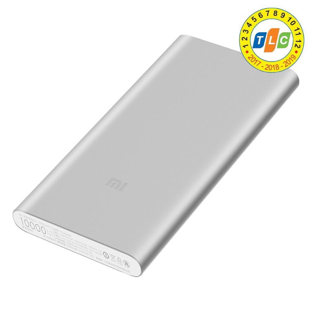 Pin Sạc Dự Phòng Xiaomi Gen 2S Version 2018 10000 mAh 2 Cổng USB Hỗ Trợ QC 3.0 - Hàng Chính Hãng