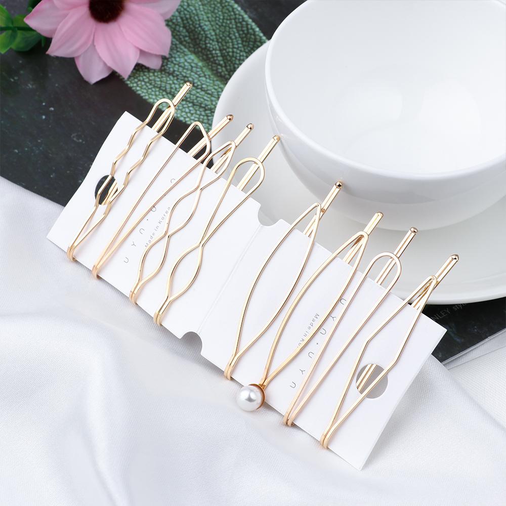 Kẹp Tóc Gợn Sóng Thiết Kế Tối Giản Mới