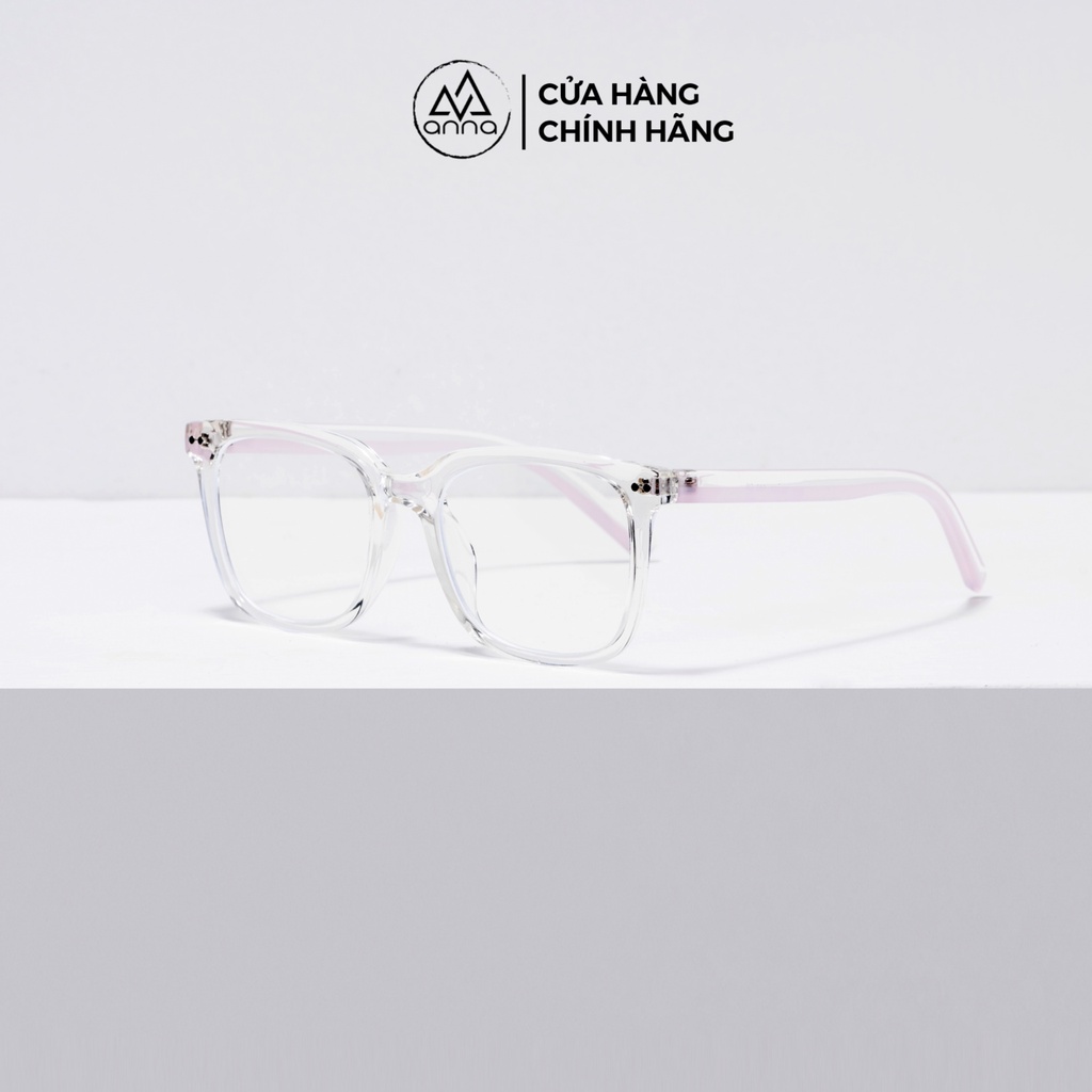 Gọng kính mắt thời trang nữ ANNA thiết kế dáng vuông chất liệu nhựa 170HQ090
