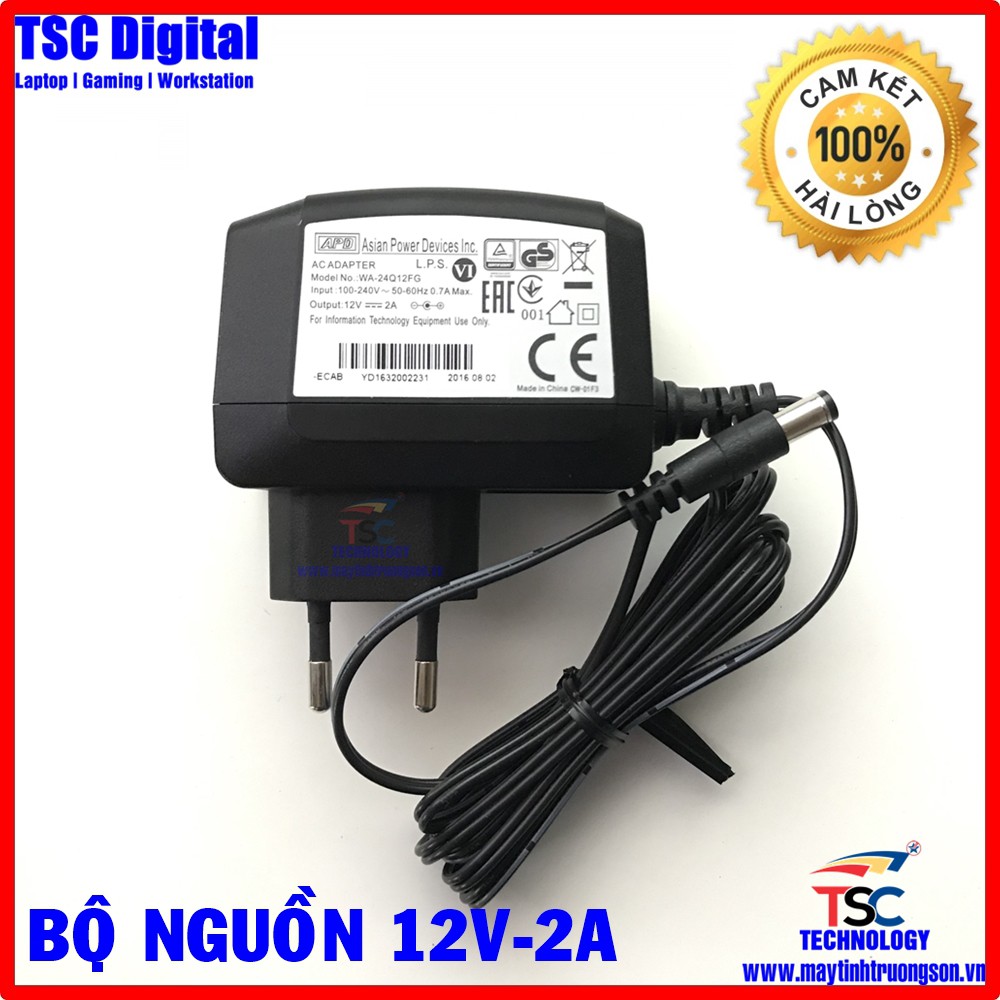 Nguồn Đa Năng Chân Kim To 12V-2A APD Asian Power Devices | Hàng Xịn