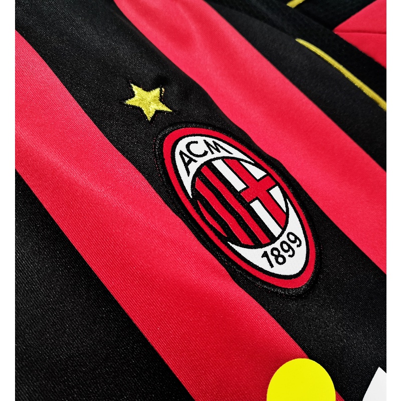 Áo Thun Bóng Đá Tay Dài Đội AC Milan 2006/07 Size S-XXL