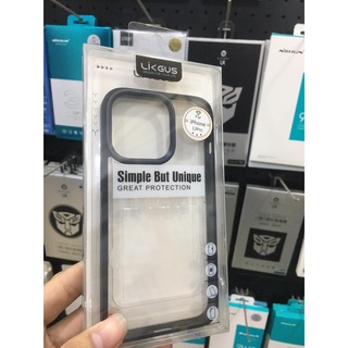 Ốp Lưng Likgus cho iPhone 15 Plus 14 Plus 14 Pro max, 13 Pro Max 15 Pro Max Lưng trong chống ố viền màu