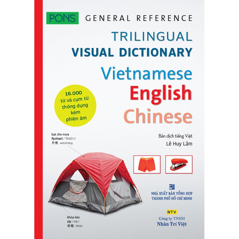 TRILINGUAL VISUAL DICTIONARY VIETNAMESE – ENGLISH – CHINESE – PONS
