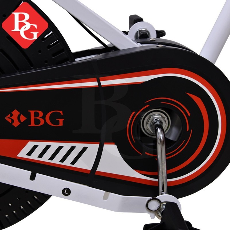 CHAIR19 AB - Xe đạp tập thể dục Air bike 2022 sọc đen đỏ balck