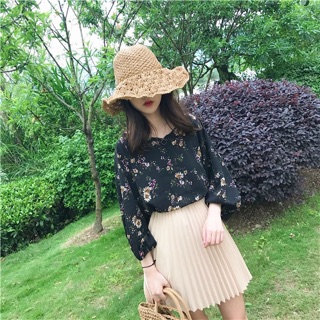 Sơ mi hoa nhí ulzzang