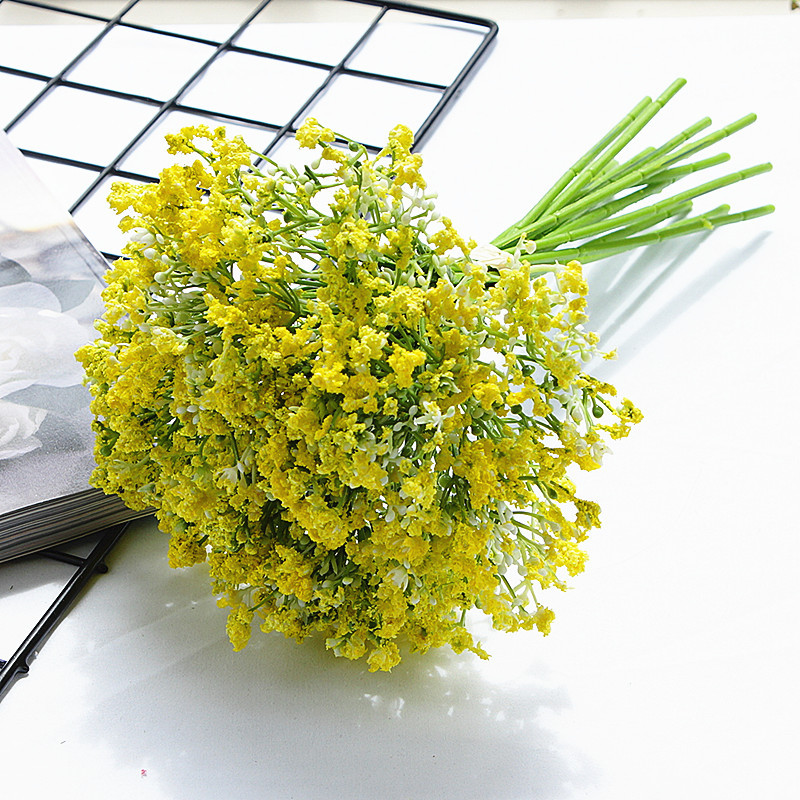 Bó Hoa Giả 16 Nhánh Nhiều Màu Tùy Chọn Trang Trí Tiệc Cưới Đa Dụng