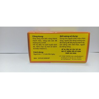 Viên uống Vitamin C