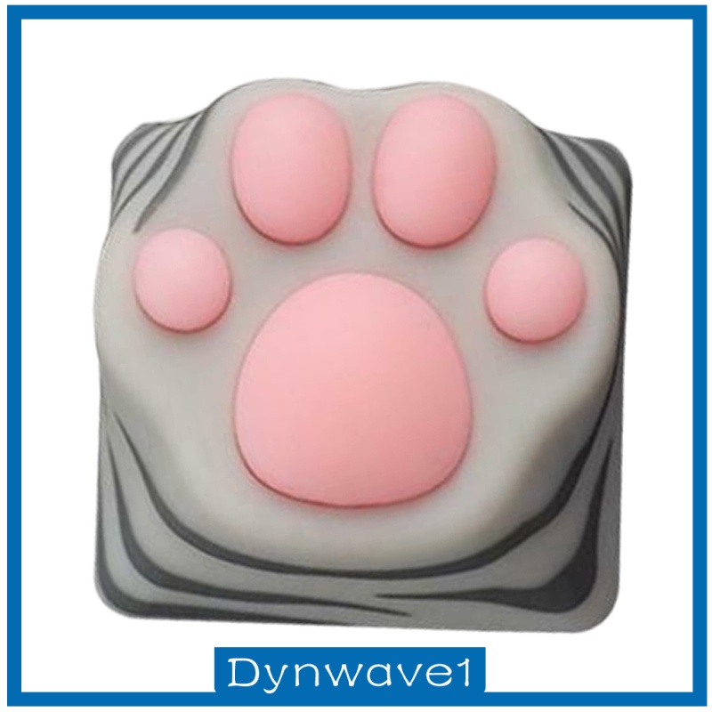 [DYNWAVE1] Cute Silicone Cat Paw Gaming Mechanical Keyboard Keycap DIY Custom for Cherry MX