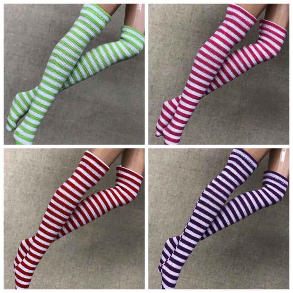 1 Đôi Tất Sọc Ngang Cho Búp Bê