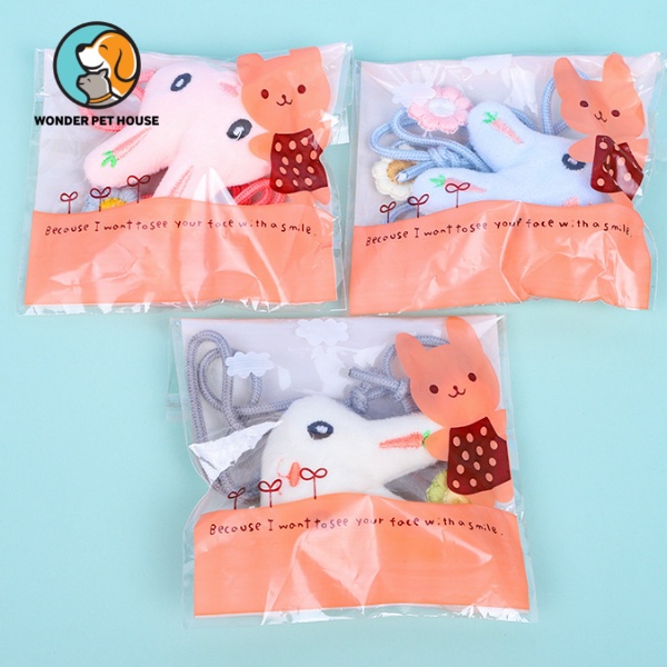 Vòng cổ thỏ cho mèo cực xinh cute hot item đáng yêu