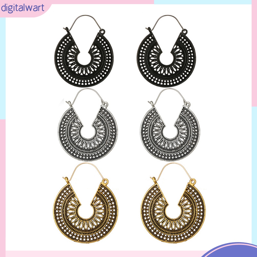 Hoa Tai Dạng Vòng Thời Trang Dành Cho Nữ