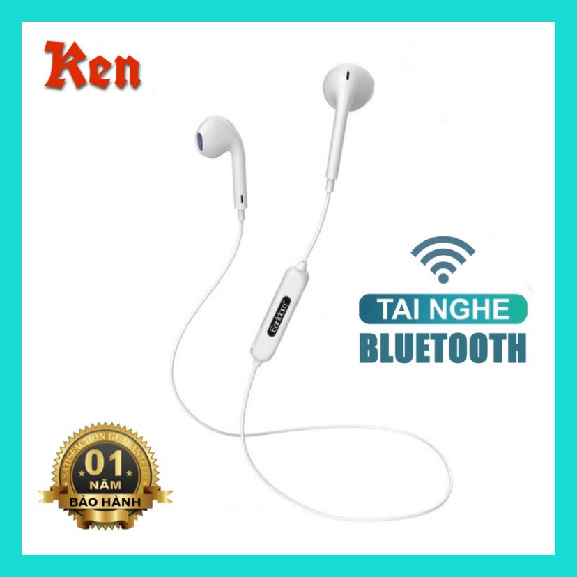 Tai Nghe Bluetooth Earldom BH-27 2 Tai Có Dây Thể Thao Hỗ Trợ iOS, Android Có Chức Năng Đàm Thoại