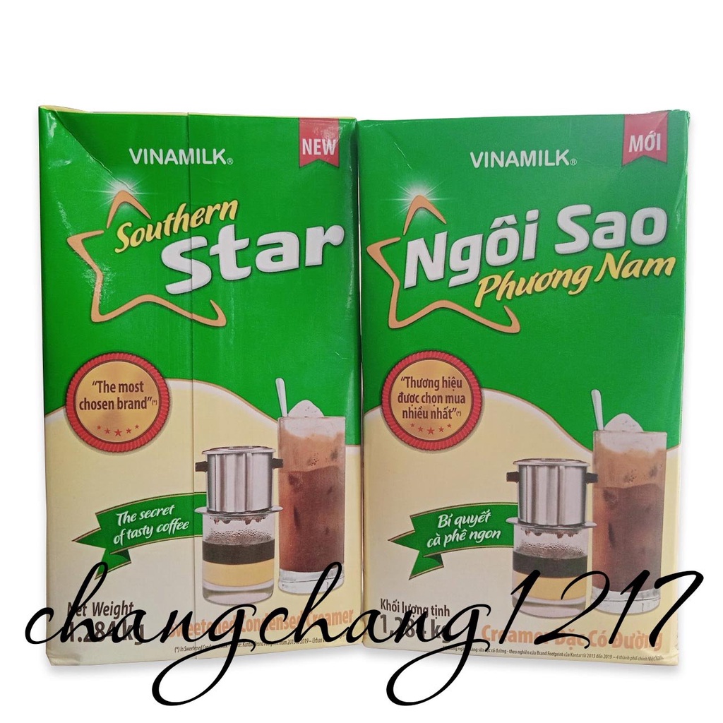 Sữa Đặc Ngôi Sao Phương Nam Hộp Giấy Hộp 1kg2
