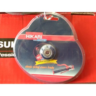 Lưỡi cắt gạch siêu cứng bàn đẩy Hikari Madein Thái lan, cắt ngọt, bền, đường kính ngoài  22mm, trục 6mm.