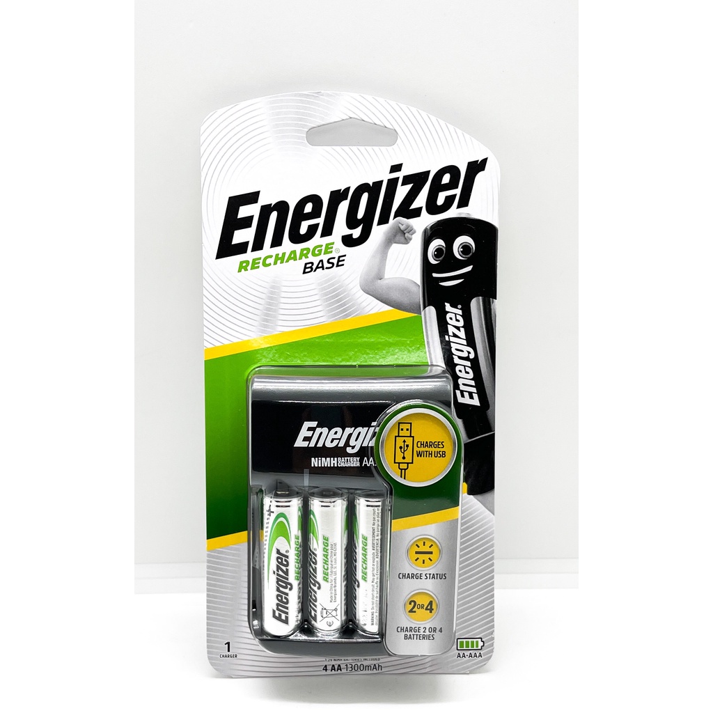 Bộ Sạc Kèm 4 Pin AA ENERGIZER CHVC5 - Hàng chính hãng